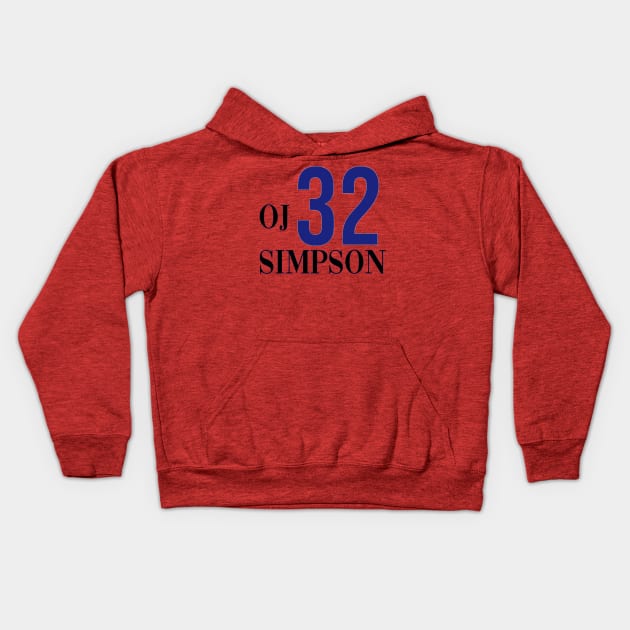 Oj Simpson Kids Hoodie by Light Up Glow 